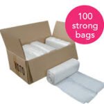 Compact Clear Recycling Bags 100/Box